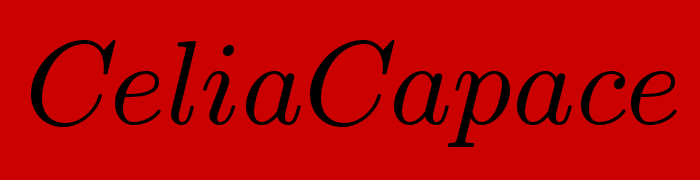 Celia Capace - Header - name